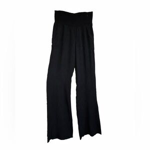 Wide Leg Black Women's Pants